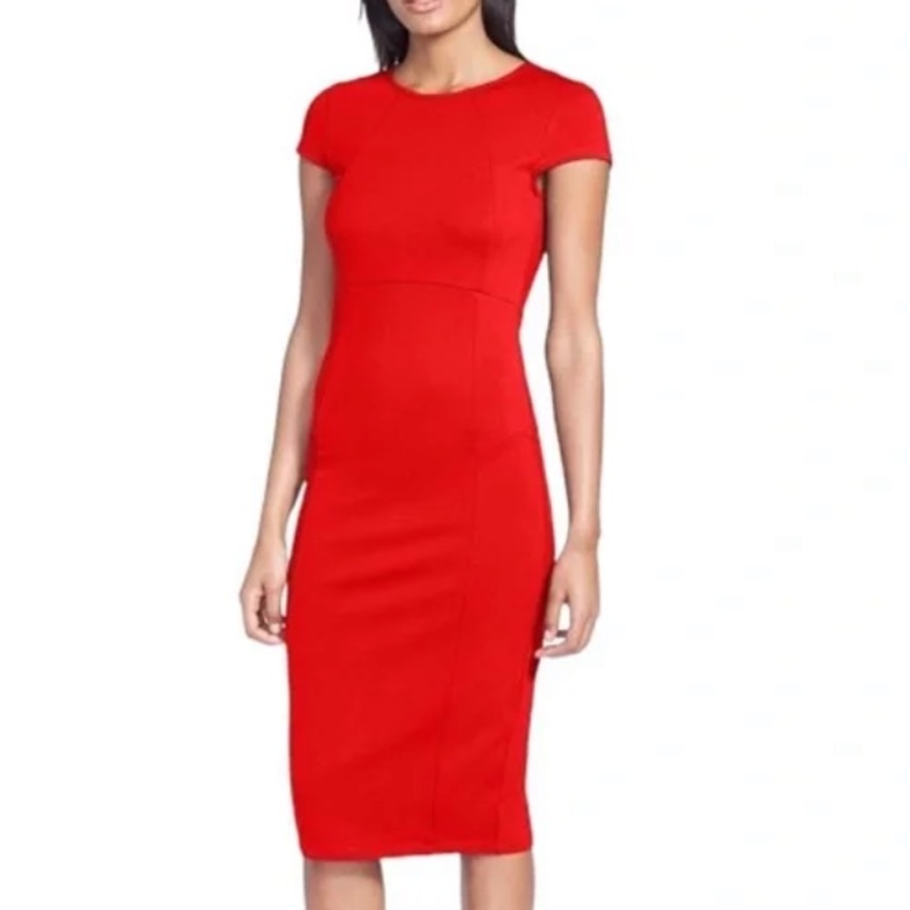 Felicity & Coco Sheath Midi Dress sz S
